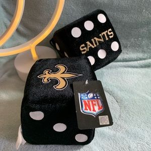 New Orleans saints “Fuzzy dice “🎲